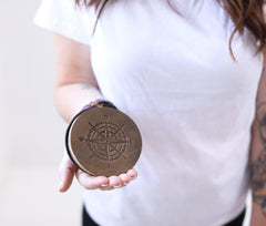 Genuine Leather Coaster Set (4) - VirtuousWares:Global