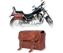 Genuine Leather Handmade Motorcycle Side Bag Carrier for All Bike - VirtuousWares:Global