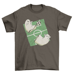 Ghosts playing football sport t-shirt - VirtuousWares:Global