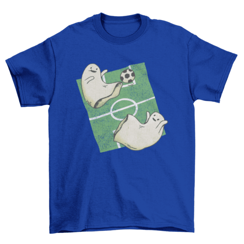 Ghosts playing football sport t-shirt - VirtuousWares:Global