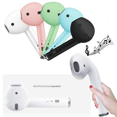 Giant Wireless Bluetooth Air Pod Shaped Speaker FM Radio AUX - VirtuousWares:Global