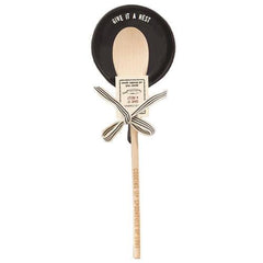 Giftable Spoon Rest and Wooden Spoon Set - VirtuousWares:Global