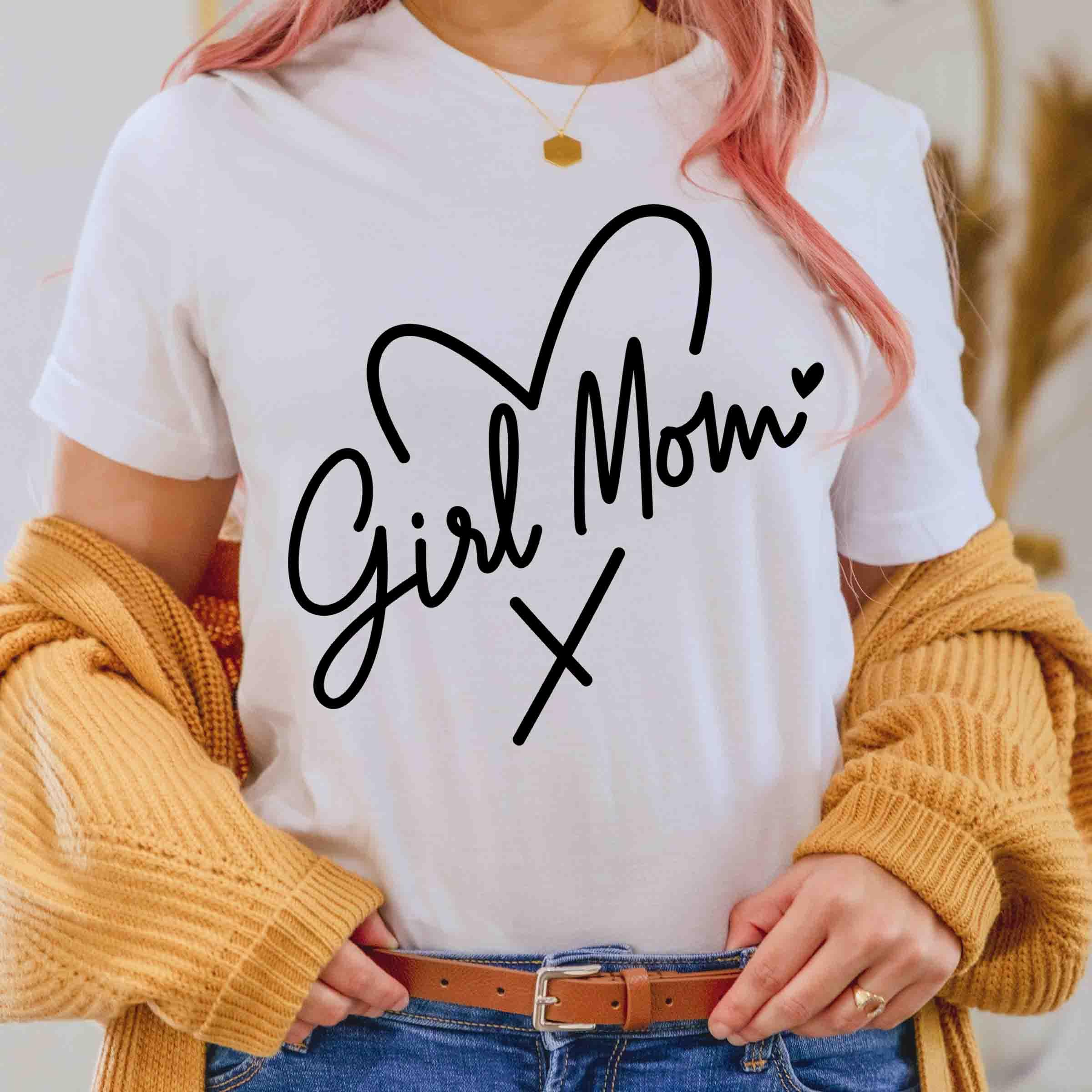 Girl Mom Mother Graphic Tee - VirtuousWares:Global