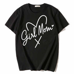 Girl Mom Mother Graphic Tee - VirtuousWares:Global