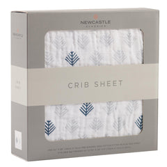 Glacier Branch Cotton Muslin Crib Sheet - VirtuousWares:Global