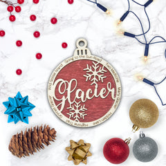 Glacier National Park Christmas Ornament - VirtuousWares:Global