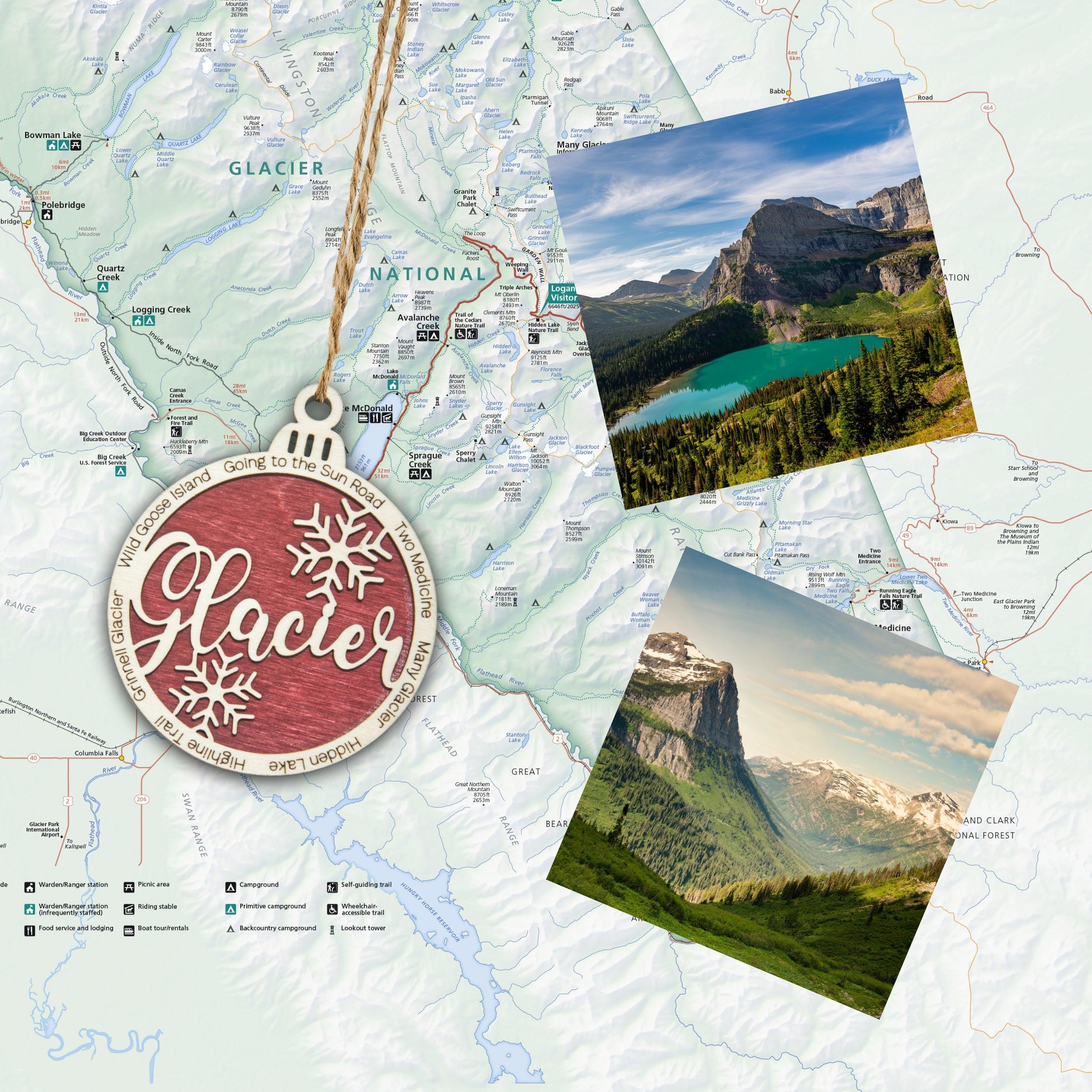 Glacier National Park Christmas Ornament - VirtuousWares:Global