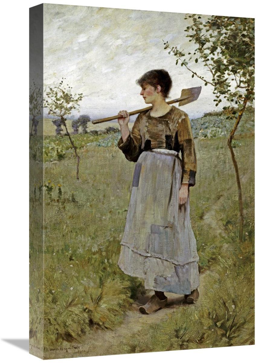 Global Gallery GCS-268374-22-142 22 in. Home from the Fields Art Print - VirtuousWares:Global
