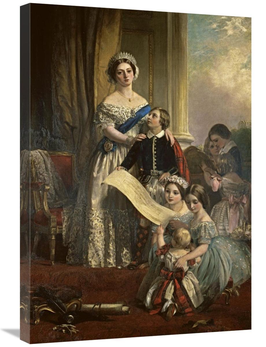 Global Gallery GCS-282221-30-142 30 in. Queen Victoria & Her Children - VirtuousWares:Global