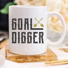 Goal Digger Mug, Entrepreneur Mug, Girl Boss Mug, - VirtuousWares:Global
