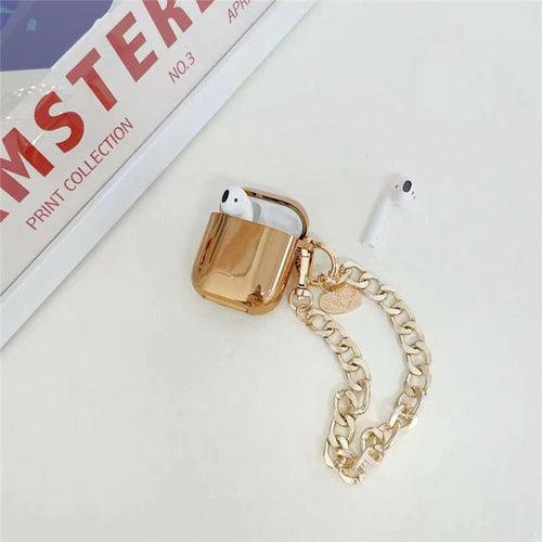 Gold Plating Heart Chain Wireless Headphone Cover - VirtuousWares:Global