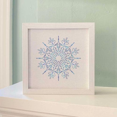 Gradient Snowflake - Framed Sign - VirtuousWares:Global