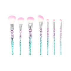 Green And Pink Makeup Brush Set - VirtuousWares:Global