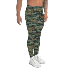 Green Camo Leggings for Men - VirtuousWares:Global