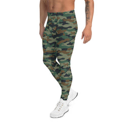 Green Camo Leggings for Men - VirtuousWares:Global