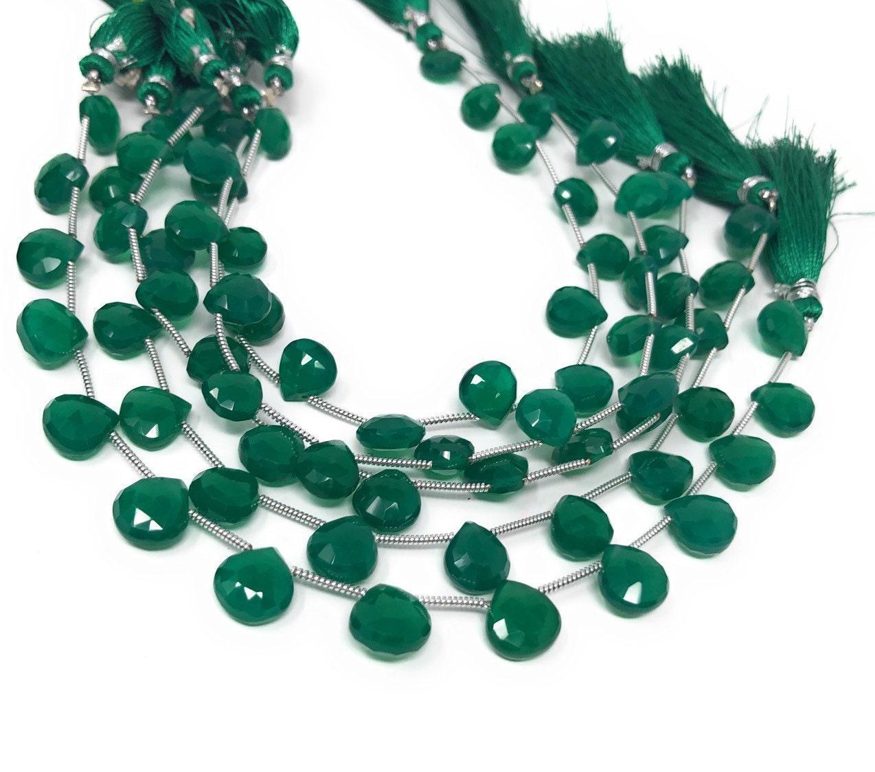 Green Onyx Beads, Gemstone Beads, Wholesale Beads, Bulk Beads, Jewelry - VirtuousWares:Global