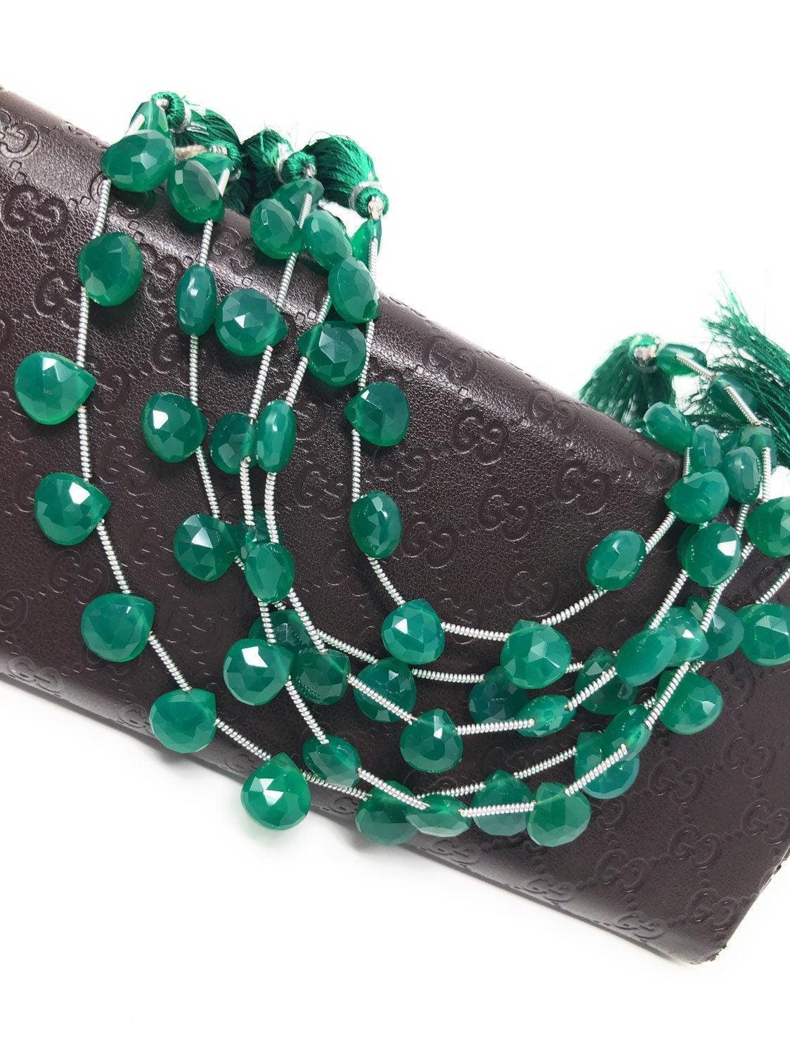 Green Onyx Beads, Gemstone Beads, Wholesale Beads, Bulk Beads, Jewelry - VirtuousWares:Global