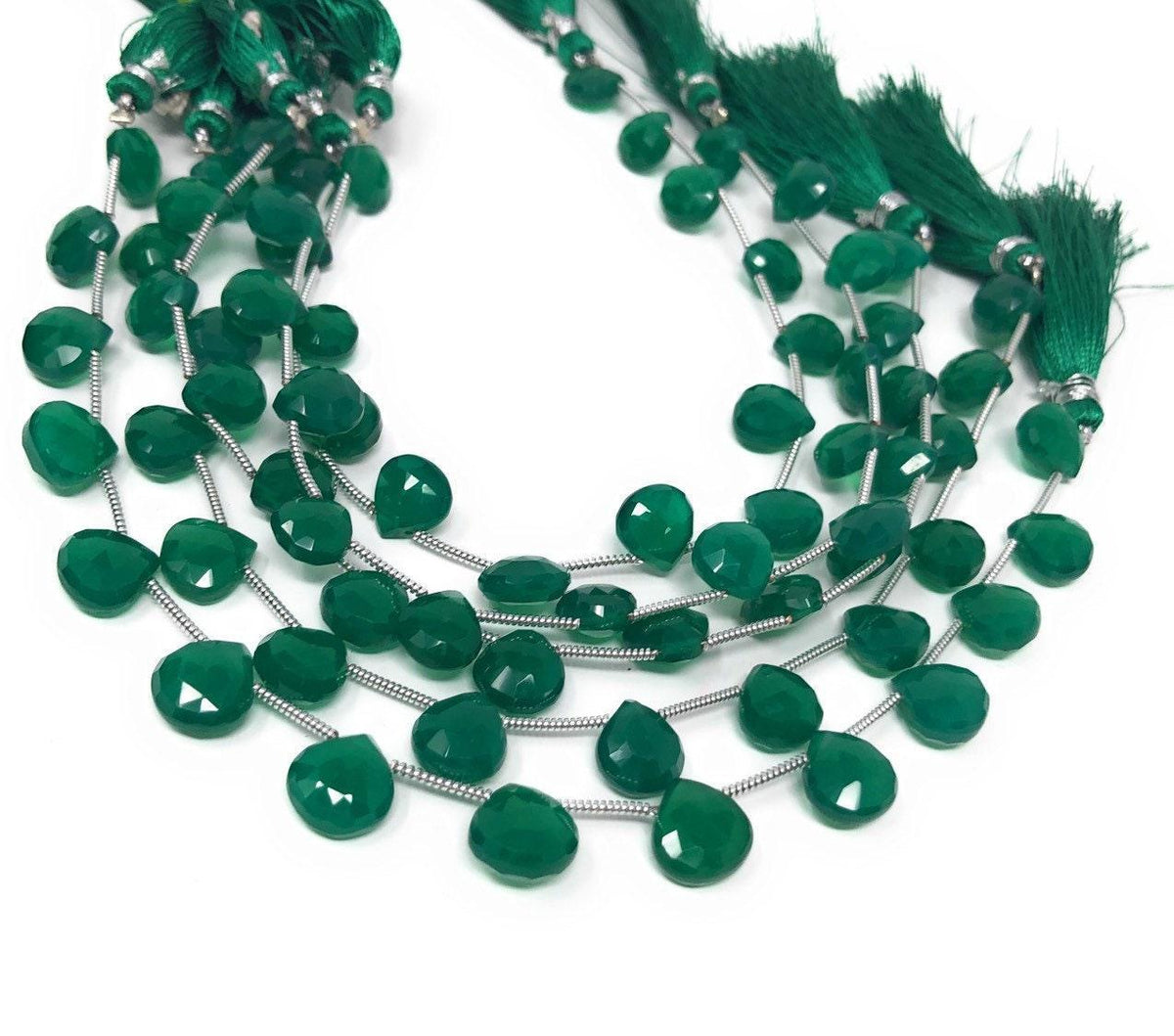 Green Onyx Beads, Gemstone Beads, Wholesale Beads, Bulk Beads, Jewelry - VirtuousWares:Global