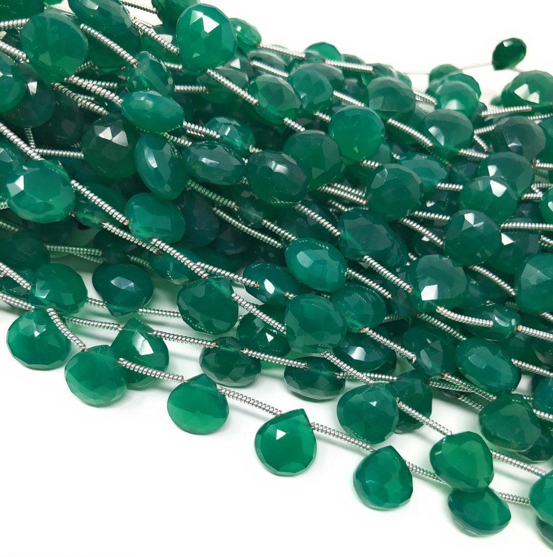 Green Onyx Beads, Gemstone Beads, Wholesale Beads, Bulk Beads, Jewelry - VirtuousWares:Global