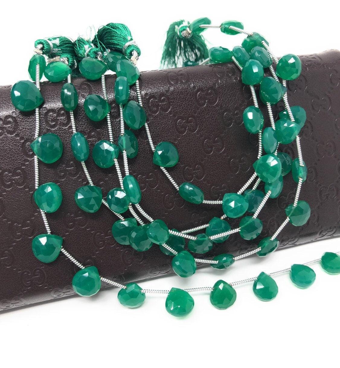 Green Onyx Beads, Gemstone Beads, Wholesale Beads, Bulk Beads, Jewelry - VirtuousWares:Global