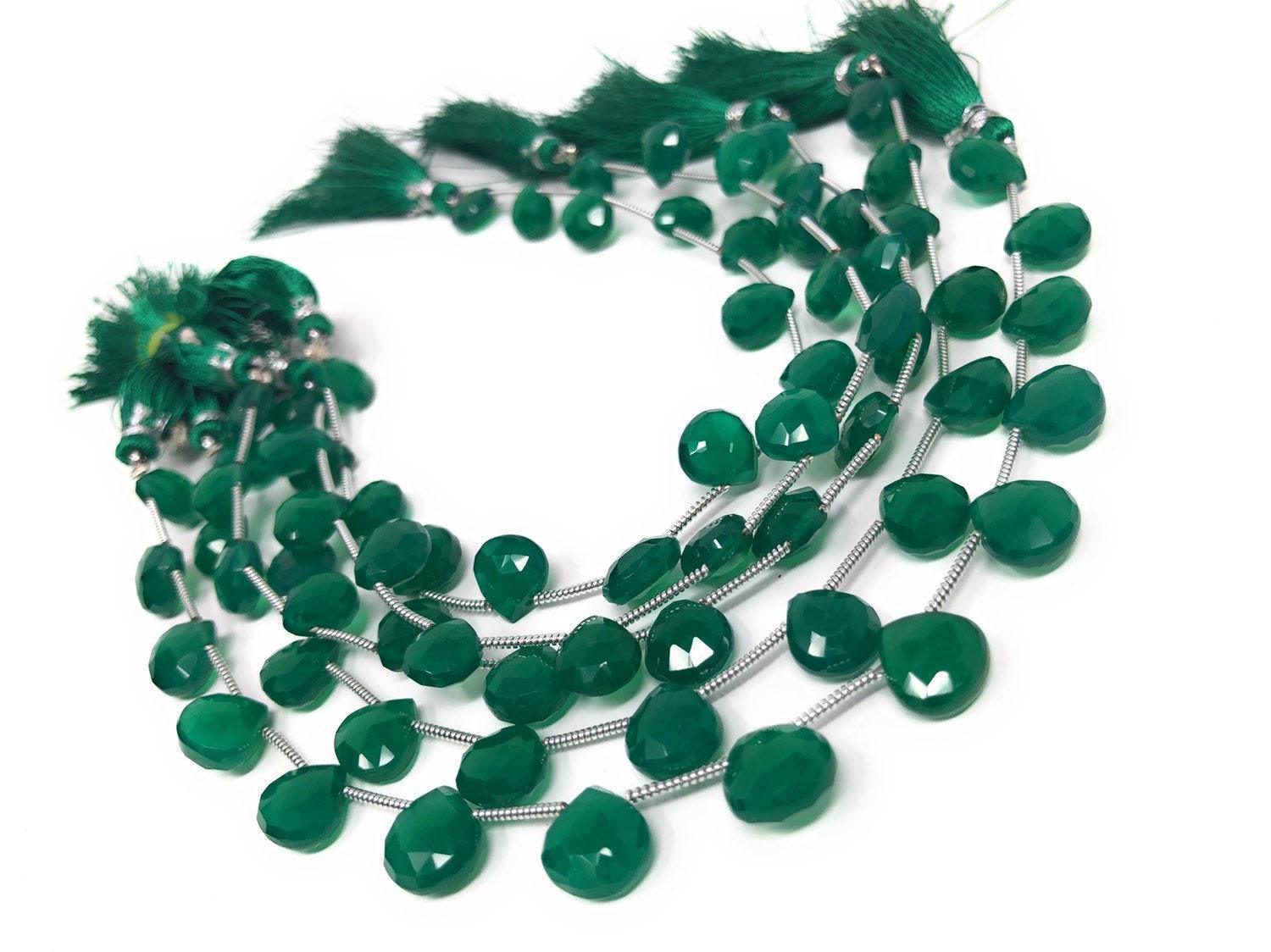 Green Onyx Beads, Gemstone Beads, Wholesale Beads, Bulk Beads, Jewelry - VirtuousWares:Global