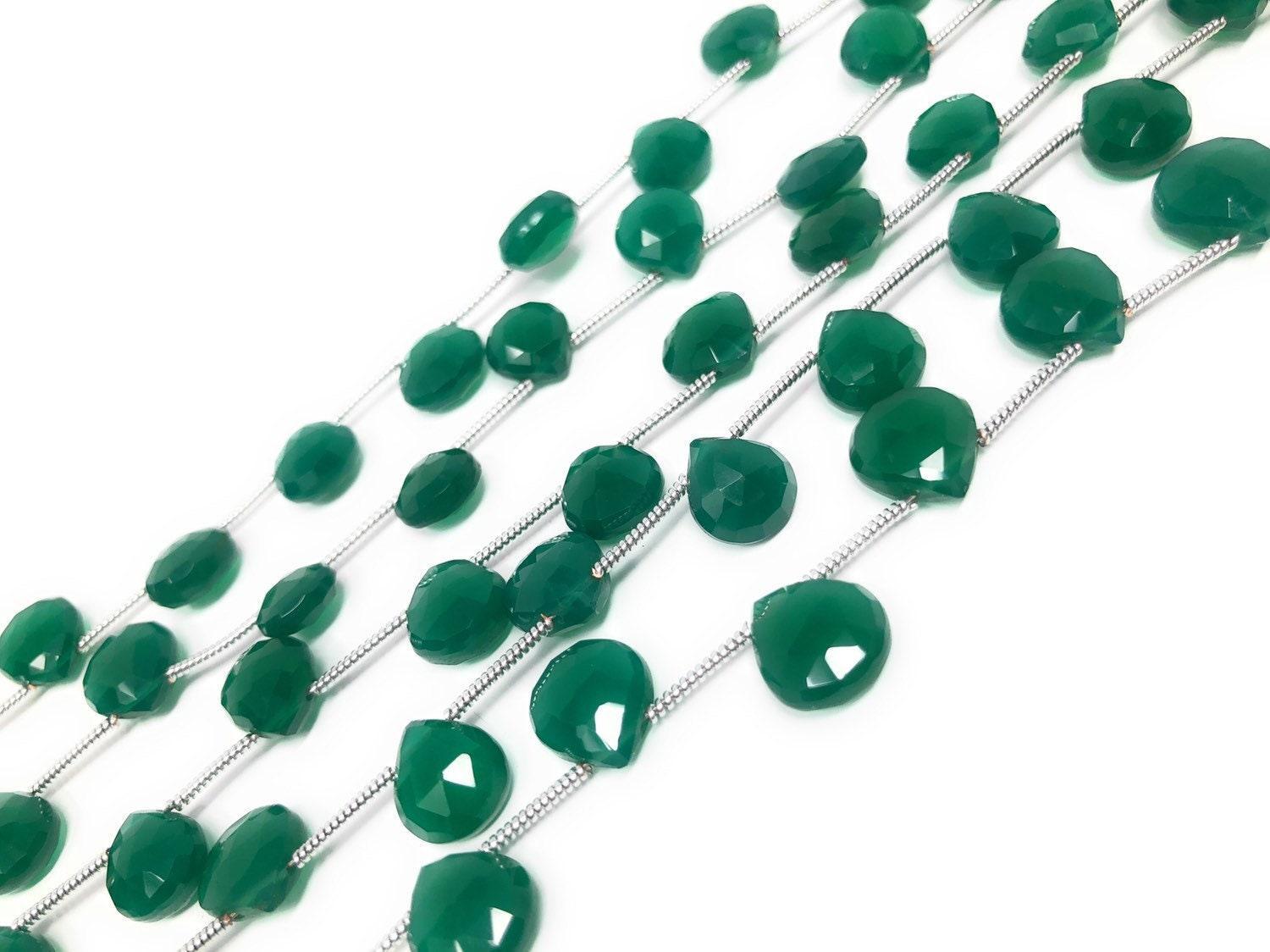 Green Onyx Beads, Gemstone Beads, Wholesale Beads, Bulk Beads, Jewelry - VirtuousWares:Global
