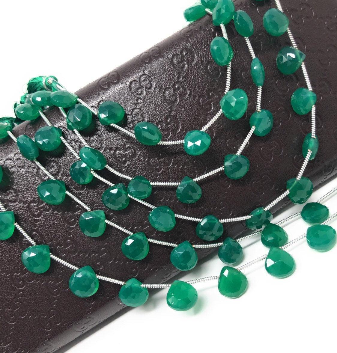 Green Onyx Beads, Gemstone Beads, Wholesale Beads, Bulk Beads, Jewelry - VirtuousWares:Global