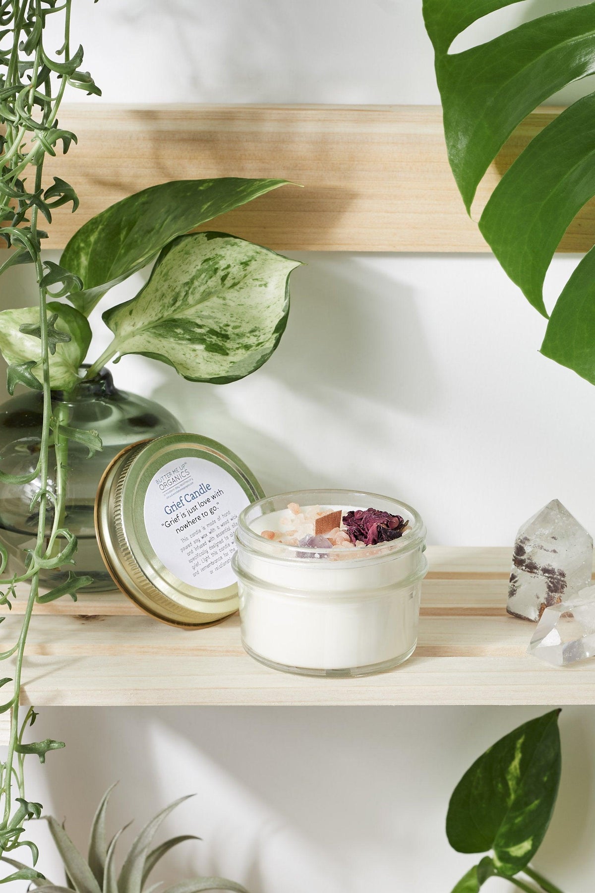 Grief Candle / Intention Candle / Essential Oil Candle / Soy Wax - VirtuousWares:Global