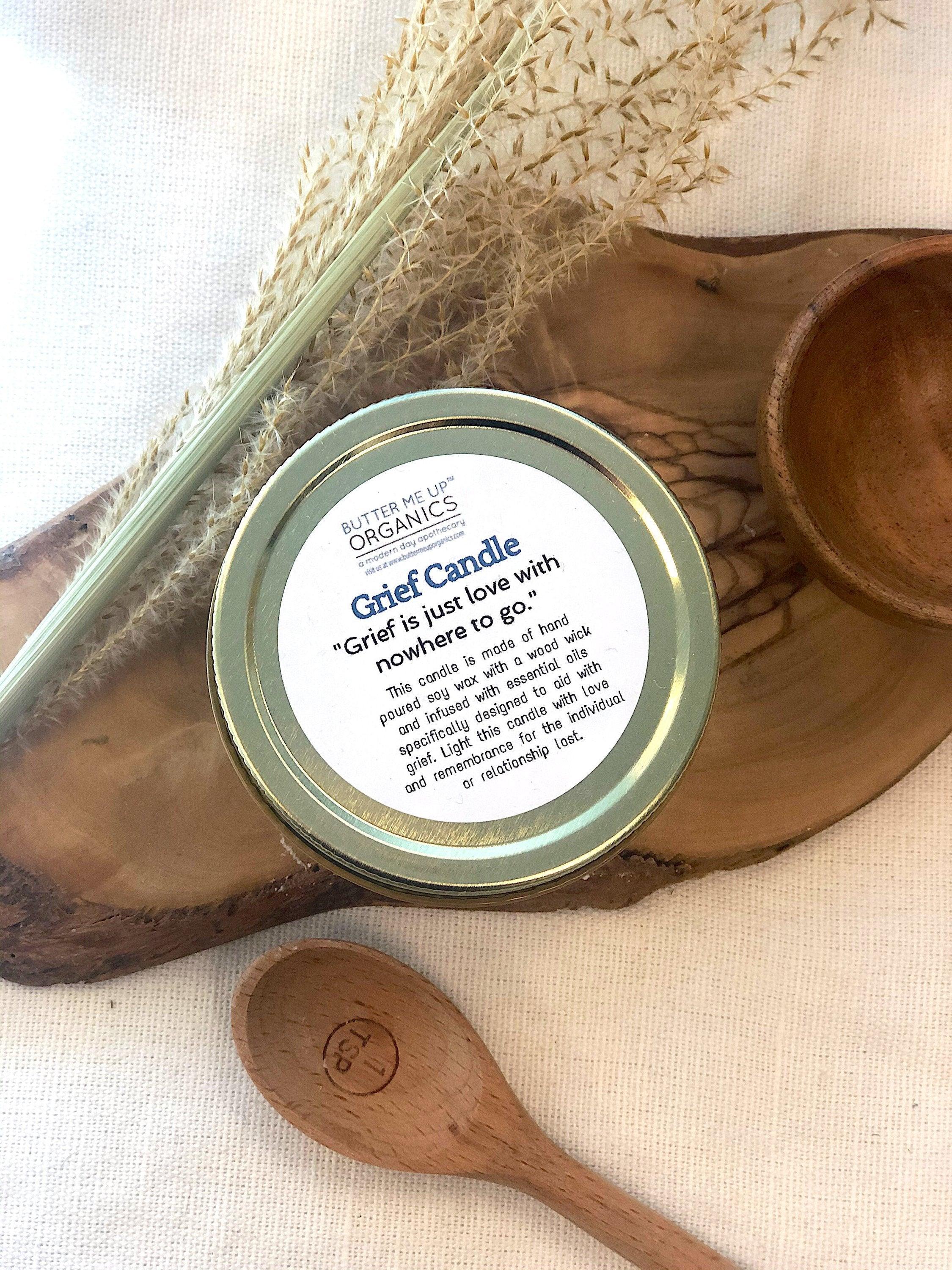 Grief Candle / Intention Candle / Essential Oil Candle / Soy Wax - VirtuousWares:Global
