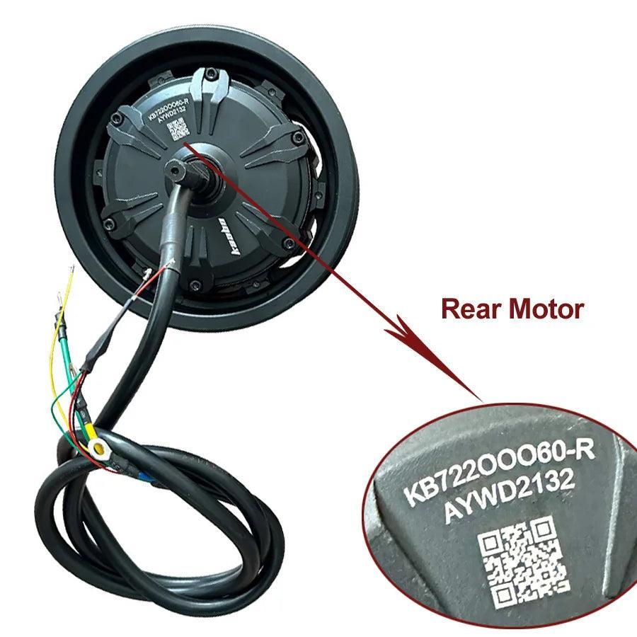 GTR 72V2000W 12inch Motor Power Engine Hall Front Rear 2000W for 72V - VirtuousWares:Global