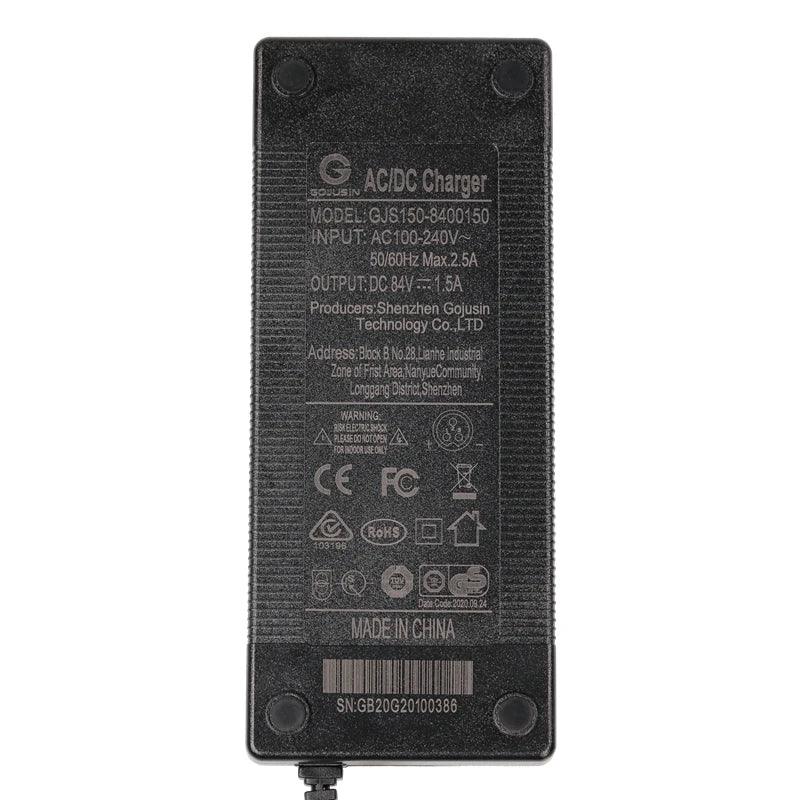 GX16 3-Pin 84V 1.5A AC/DC Li-ion Battery Charger for 72V Model of ZERO - VirtuousWares:Global