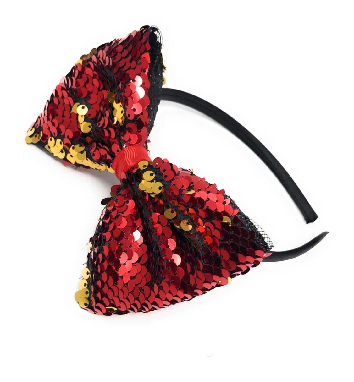 Hair Bow Headband, Flip Sequins Hairband, Girls Headband, Hair - VirtuousWares:Global