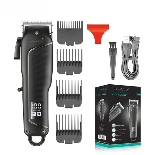 Hair Clipper Professional Hair Cutting Machine Barber Rechargeable - VirtuousWares:Global