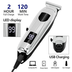 Hair Clipper Set Electric Hair Trimmer Cordless Shaver - VirtuousWares:Global
