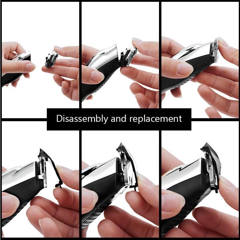 Hair Clipper Set Electric Hair Trimmer Cordless Shaver - VirtuousWares:Global
