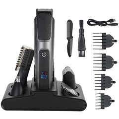 Hair Clippers Multifunctional Men Professional Electric 5 in 1 Body - VirtuousWares:Global