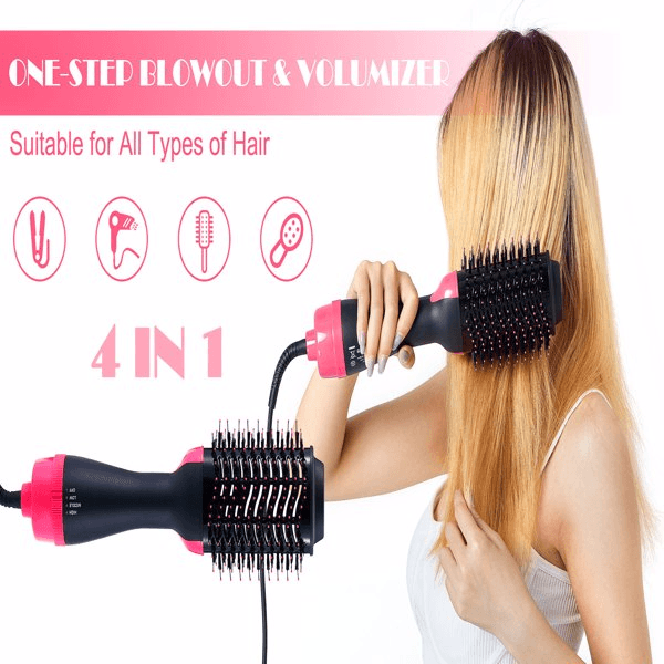 Hair Dryer Hot Air Brush Styler and Volumizer Hair Straightener - VirtuousWares:Global