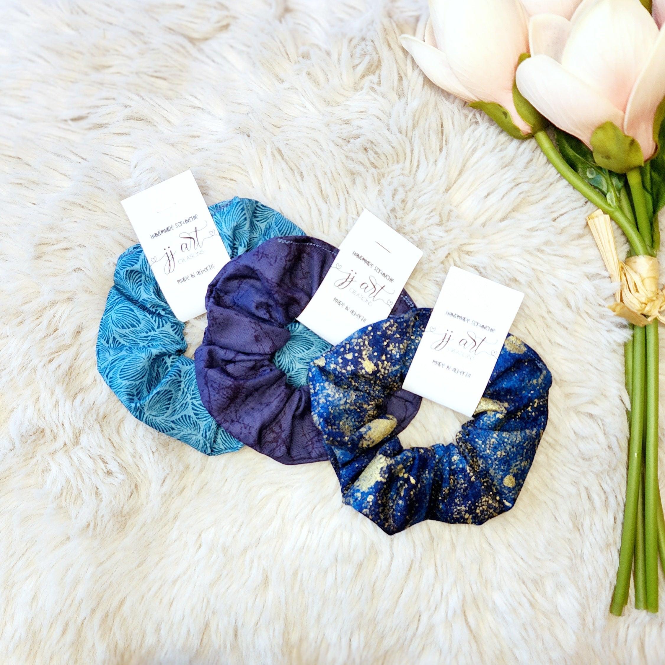 Hair Scrunchie Accessory Blue - VirtuousWares:Global