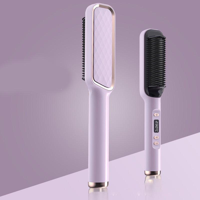 Hair Straightener Brush Electric Hot Comb Anti-scalding - VirtuousWares:Global