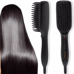 Hair Straightener Brush Hair Styler Electric Hot Comb - VirtuousWares:Global