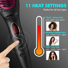 Hair Straightener Brush with Ionic Generator30s Fast Even Heating - VirtuousWares:Global