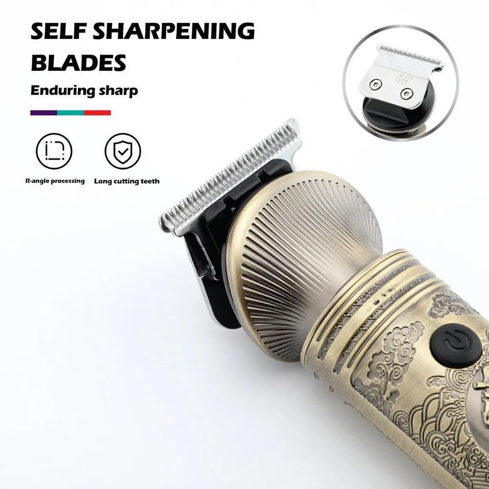 Hair Trimmer Professional Hair Clipper Metal Hair Cutting Machine - VirtuousWares:Global