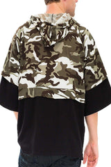 HALF CAMO FRENCH TERRY PULLOVER - VirtuousWares:Global