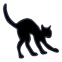 Halloween Decorations My Other Me Neon Silhouette of lights Cat - VirtuousWares:Global