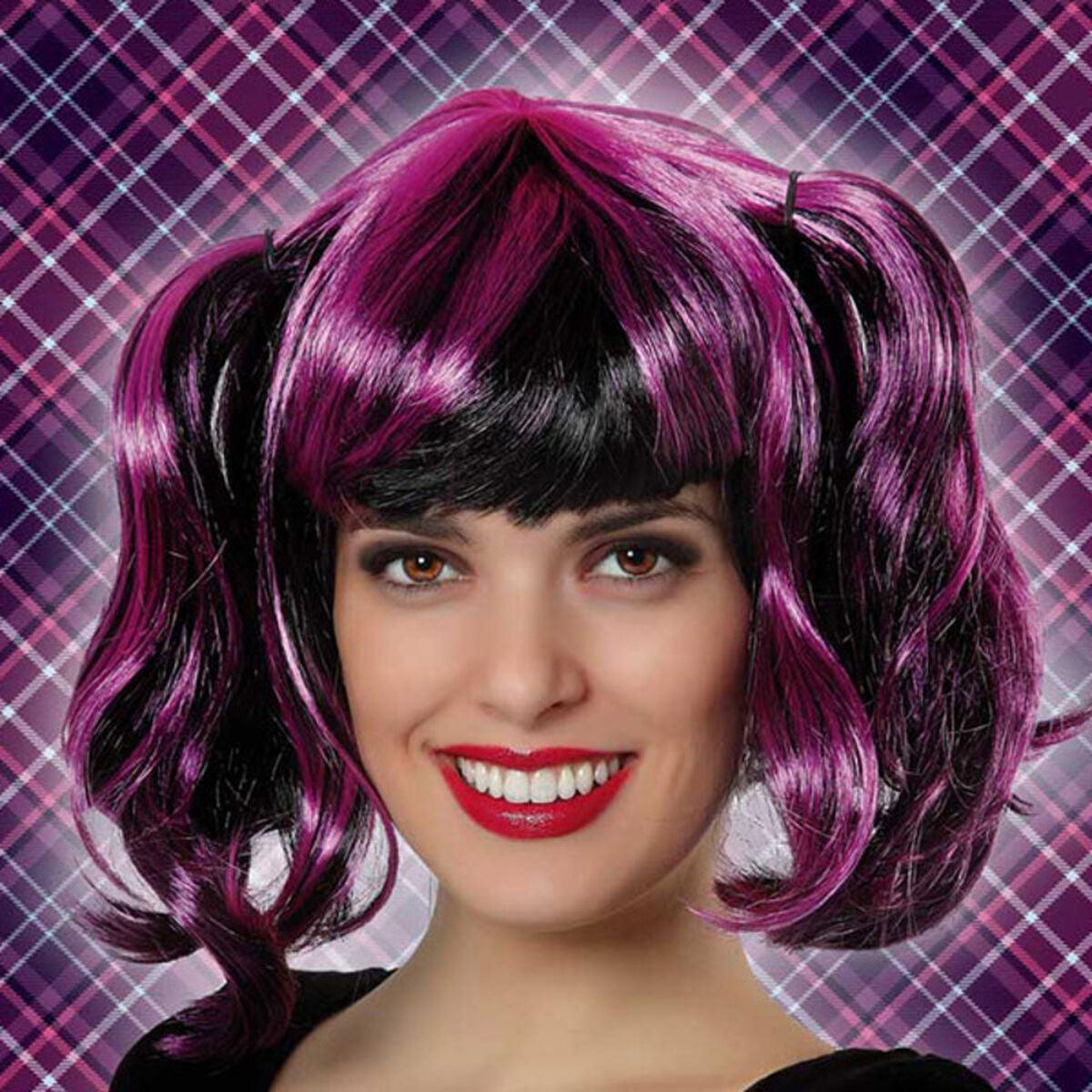 Halloween Wig Bicoloured 118394 - VirtuousWares:Global