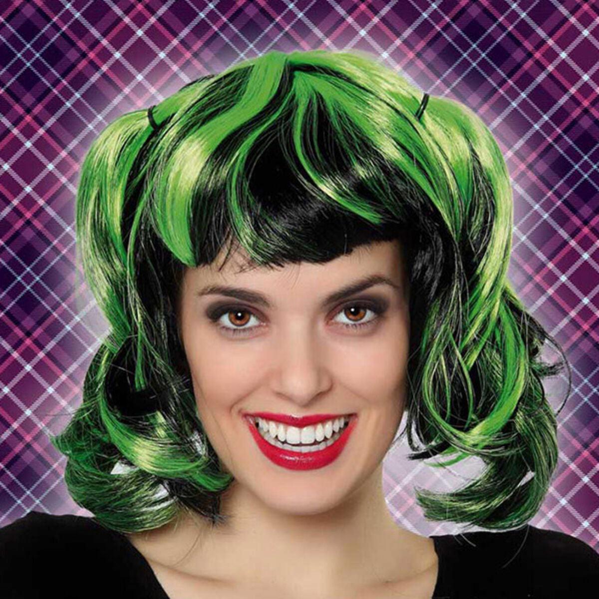 Halloween Wig Bicoloured 118394 - VirtuousWares:Global