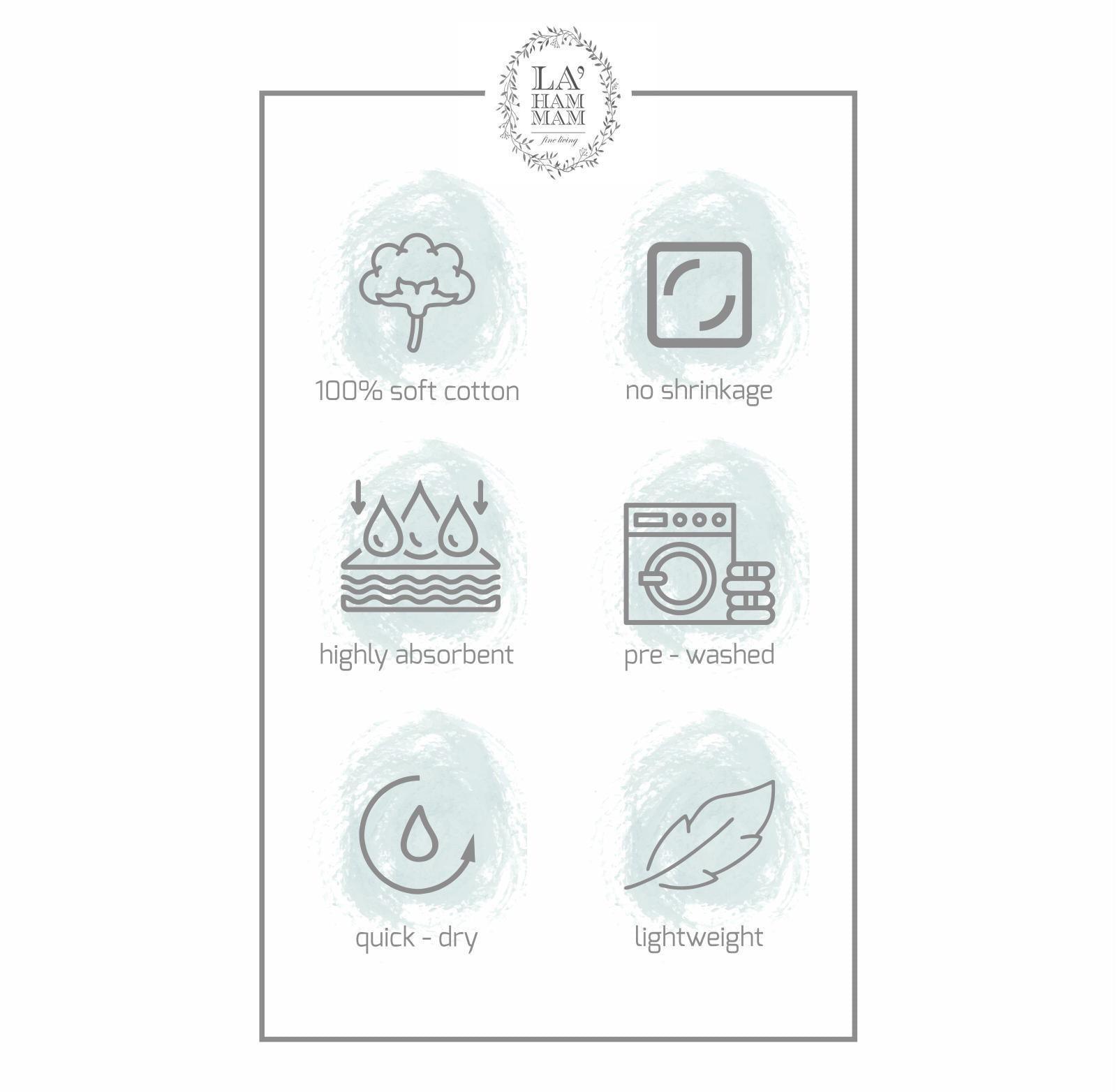 Hammam Peshtemal Pure Cotton Beach Towel - VirtuousWares:Global