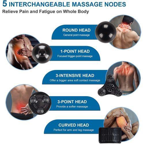 Hand Held Deep Tissue Massager Electric Percussion Body Massager - VirtuousWares:Global