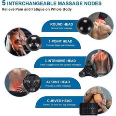 Hand Held Deep Tissue Massager Electric Percussion Body Massager - VirtuousWares:Global