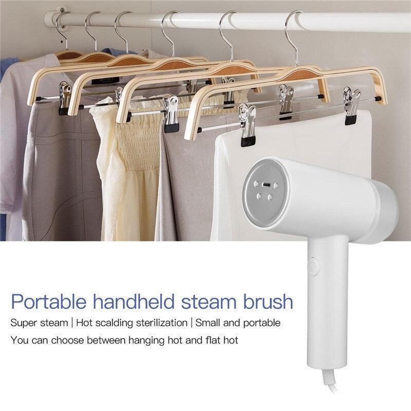 Handheld 1000W Powerful Steamer Brush Mini Electric Garment Cleaner - VirtuousWares:Global